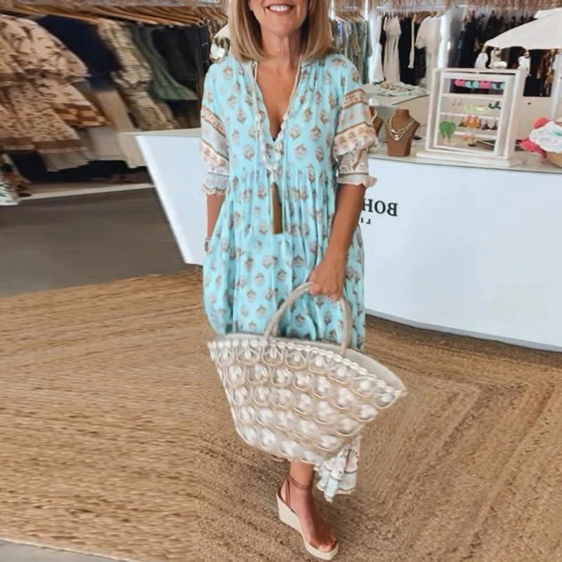 Meike ™ - Boho Chic Maxi Kleid