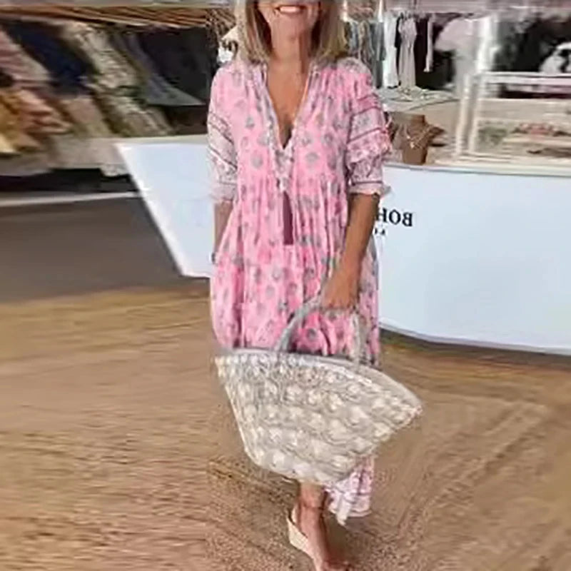 Meike ™ - Boho Chic Maxi Kleid