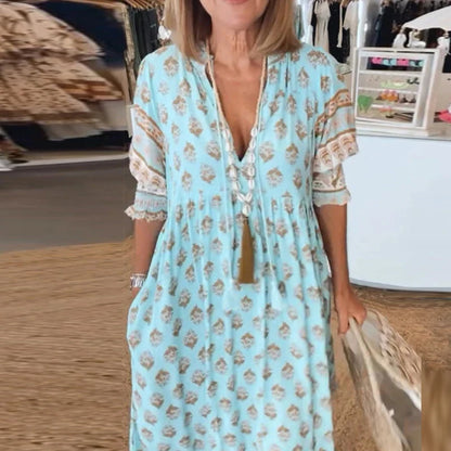 Meike ™ - Boho Chic Maxi Kleid