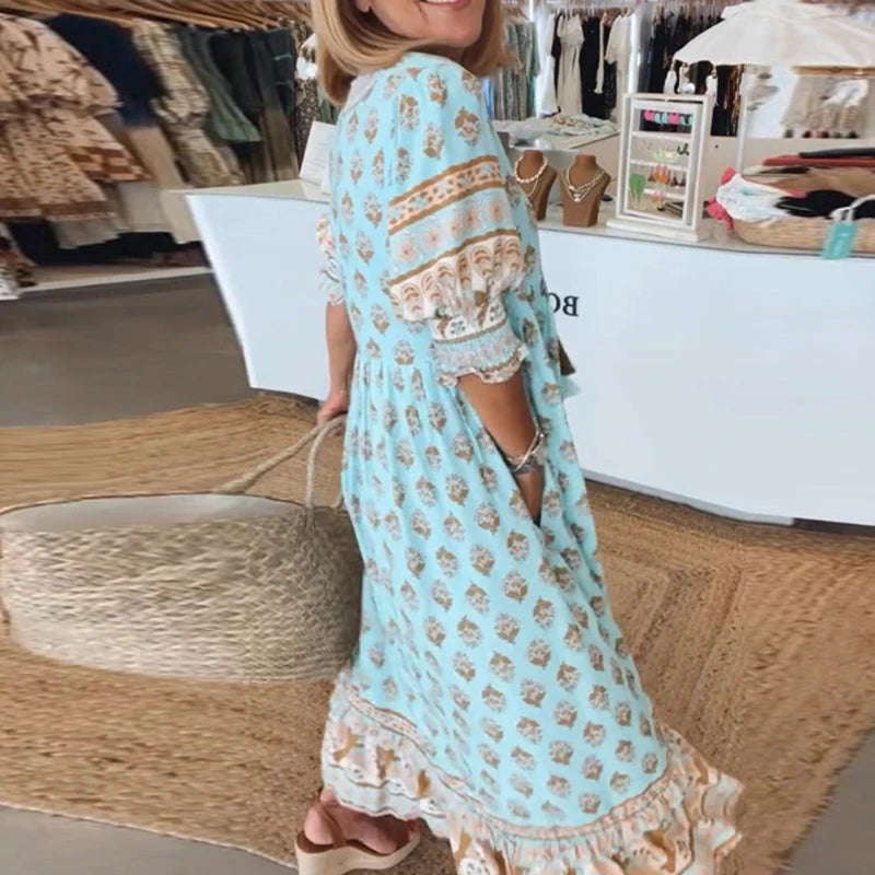 Meike ™ - Boho Chic Maxi Kleid
