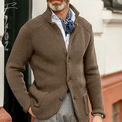 Raul ™ - Zeitlos strukturierte Strickjacke
