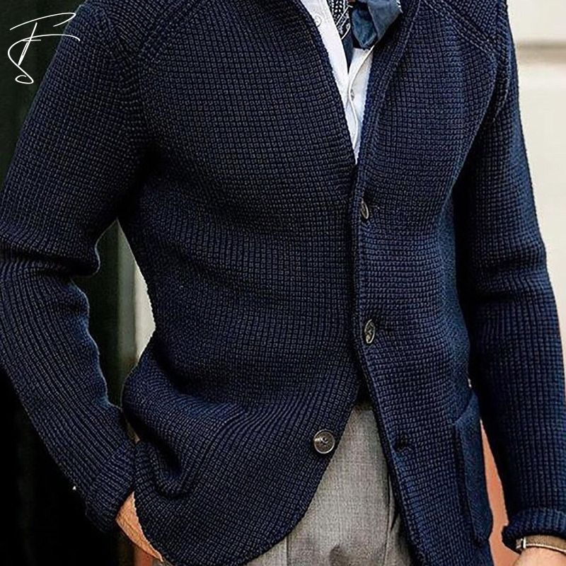 Raul ™ - Zeitlos strukturierte Strickjacke